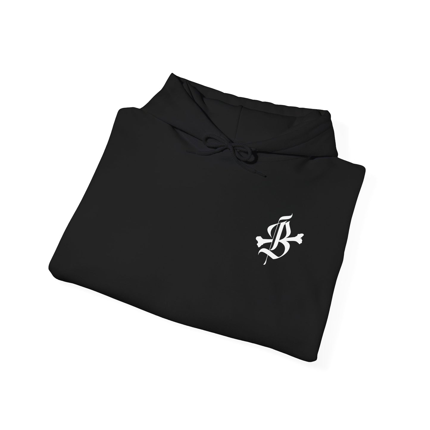 Hooded Sweatshirt Boneheads and Life Tactics Design