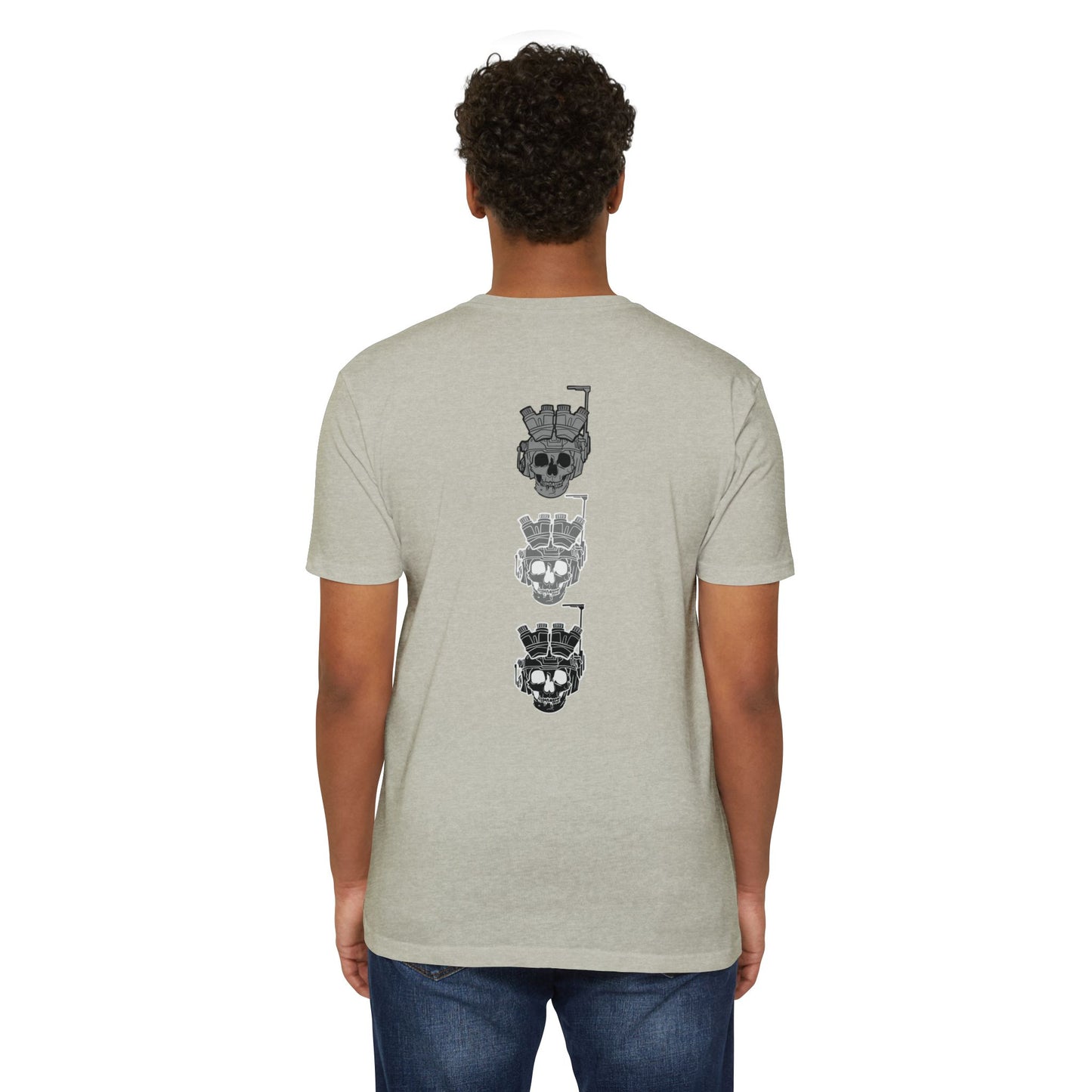 3 Skeleton Heads - T-shirt