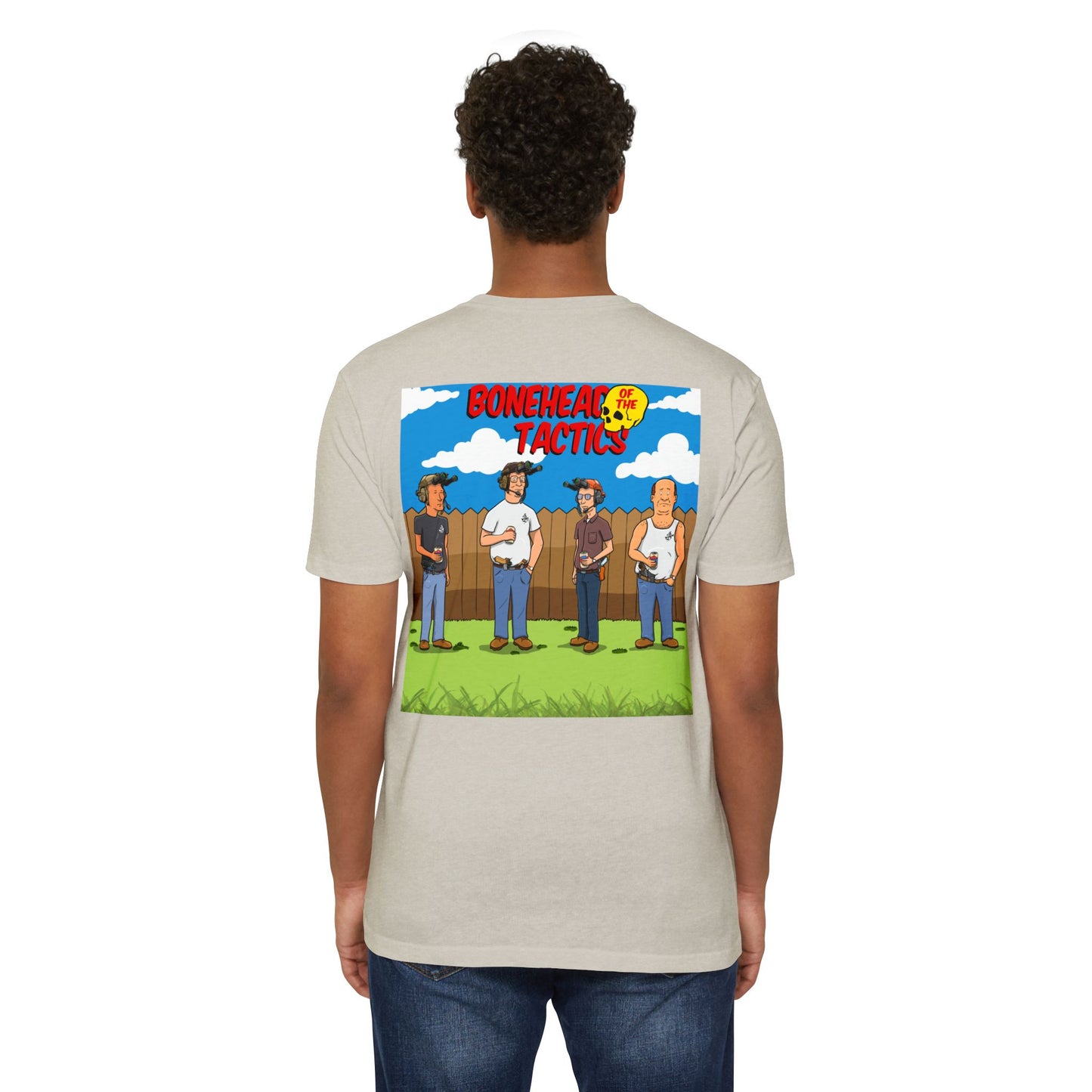 Bonehead of the Tactics Unisex CVC Jersey