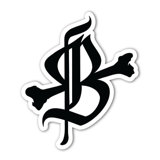 B Icon Logo Sticker